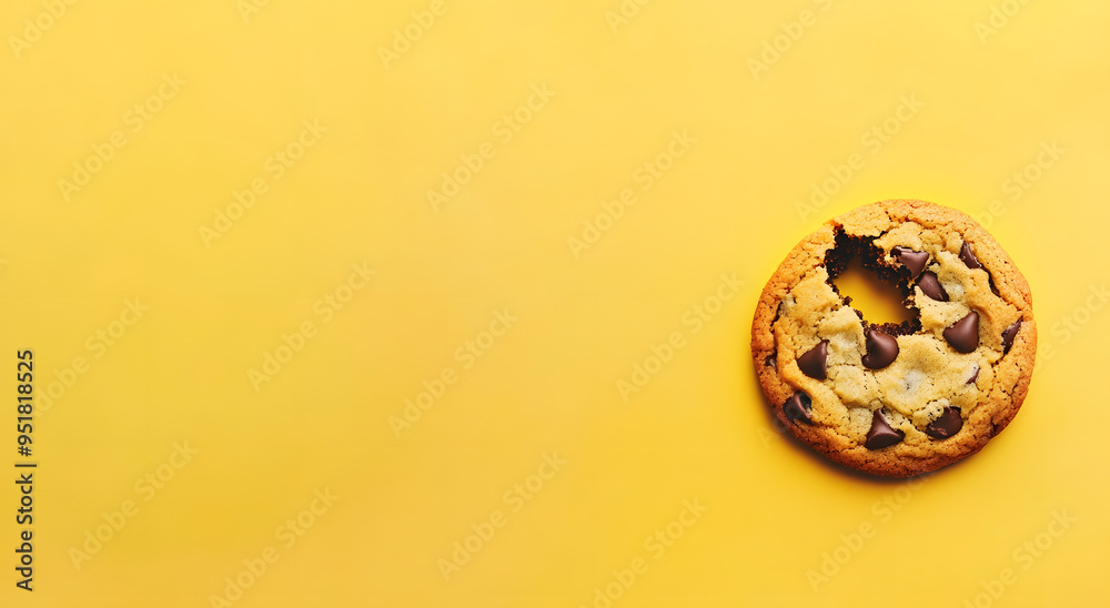 Single Cookie with a Bite Missing on a White Plate
Single Cookie with a Bite Missing on a White Plate