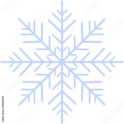 Snowflake SVG Vector Illustration
