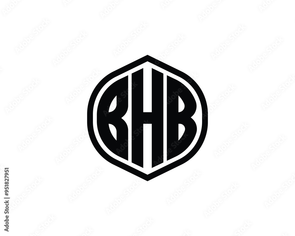 BHB Logo design vector template. BHB BHB Logo design vector template. BHB