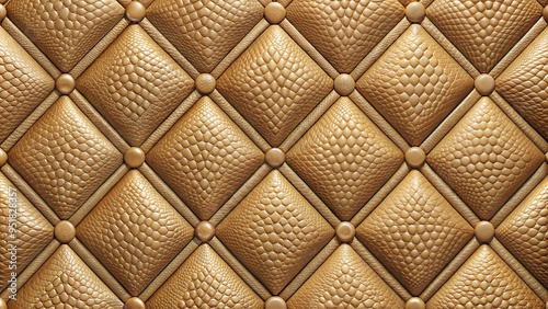 Brown leather, textured pattern, elegant background, furniture design, copy space