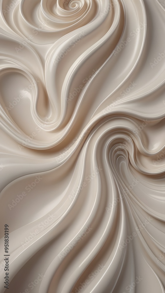 Smooth white liquid Smooth white liquid