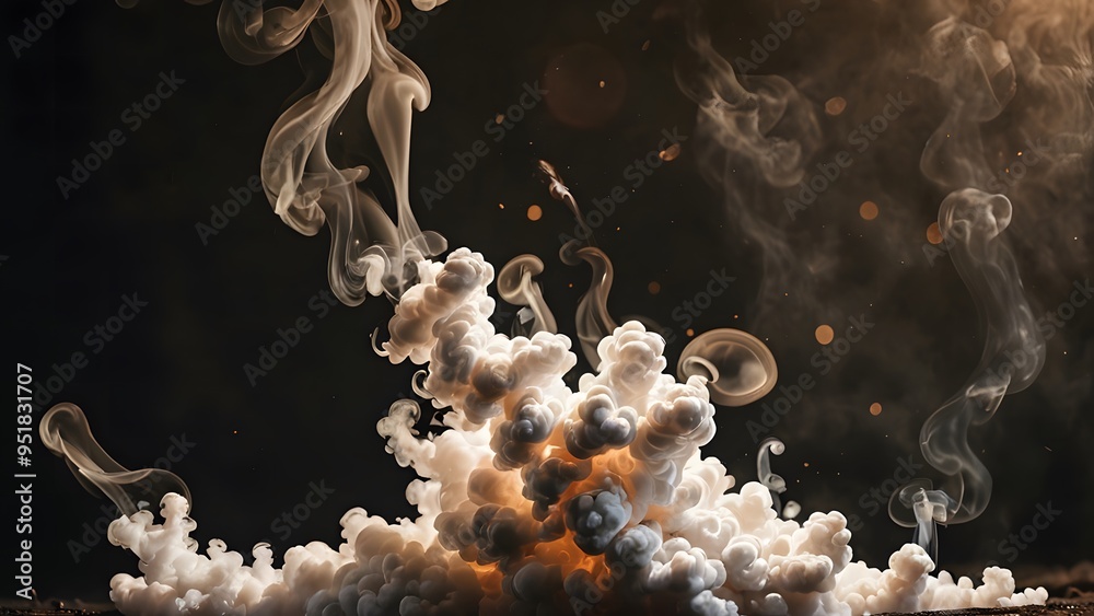 Obraz premium White smoke