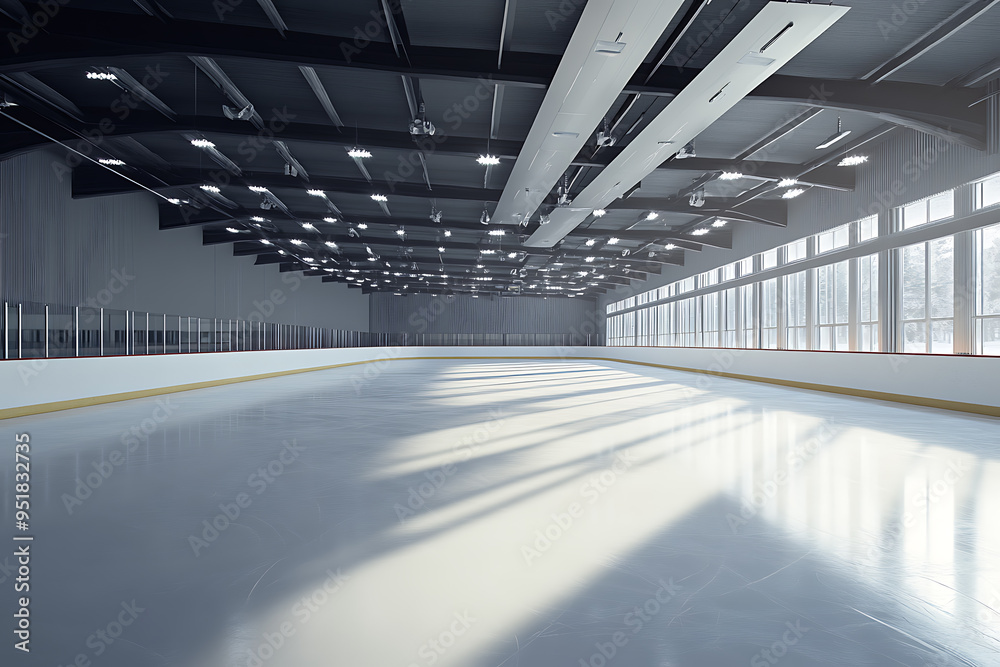Ice skating rink for skating, featuring a smooth, frozen surface ideal for recreational and professional ice skating activities. Ice skating rink for skating, featuring a smooth, frozen surface ideal for recreational and professional ice skating activities.