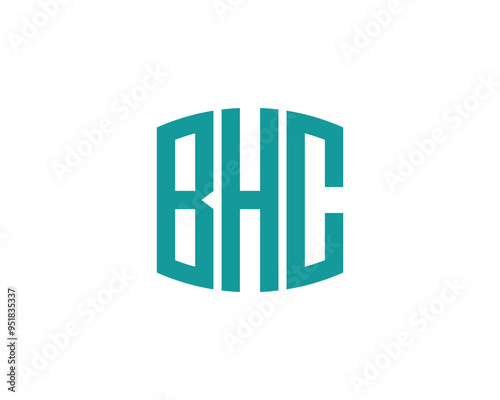 BHC Logo design vector template. BHC photo