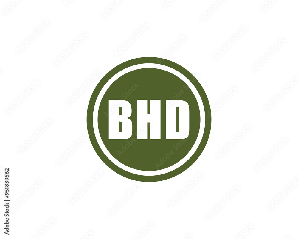 BHD logo design vector template. BHD BHD logo design vector template. BHD