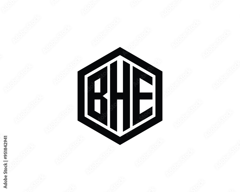 BHE logo design vector template. BHE BHE logo design vector template. BHE