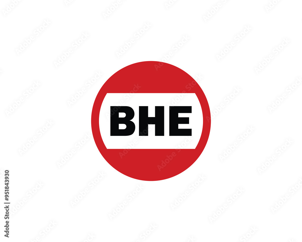BHE logo design vector template. BHE BHE logo design vector template. BHE