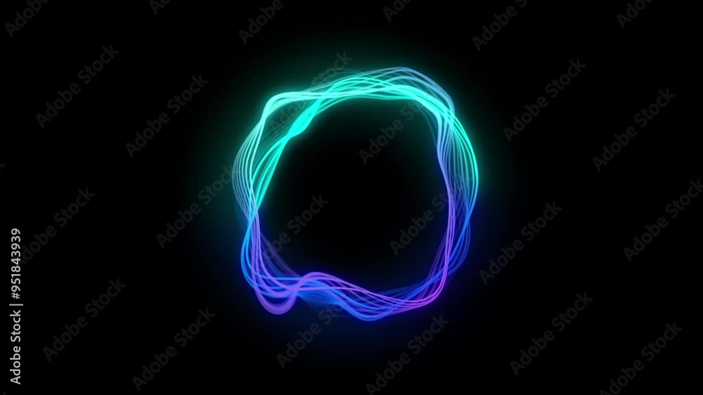 Spherical sound wave effect video