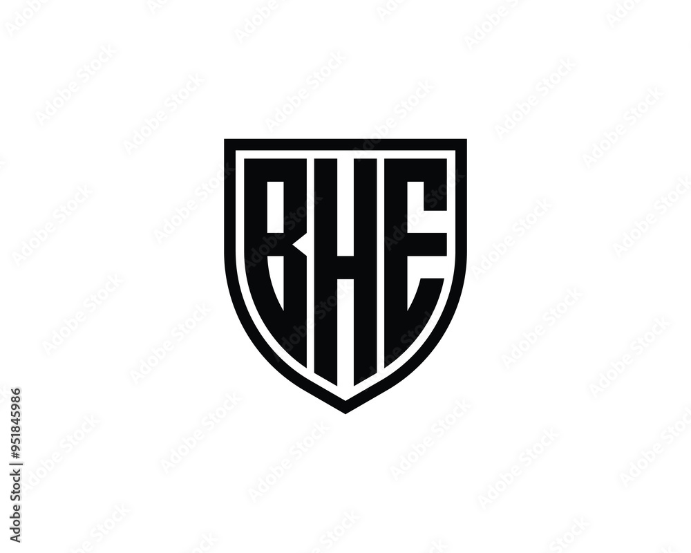 BHE logo design vector template. BHE BHE logo design vector template. BHE