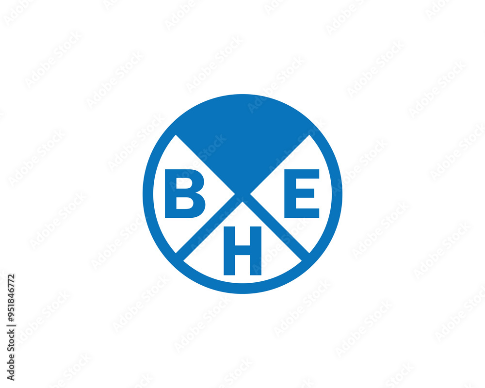 BHE logo design vector template. BHE BHE logo design vector template. BHE