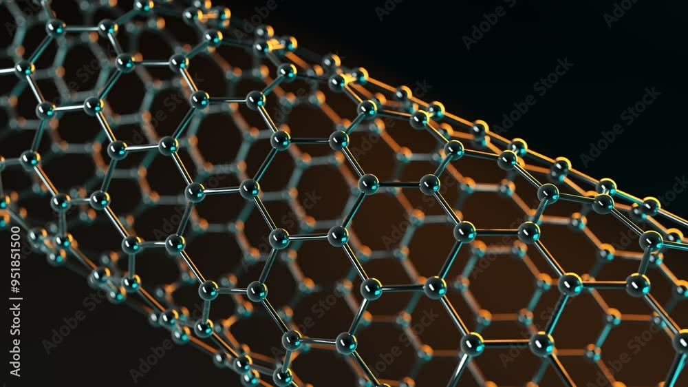 Blue Nanotubes Nanostructure Loopable Animation Science Research And Technology Nanotubes Atom Like Nanostructure Loopable Animation Nanotechnology Science Background Chemistry Research Technology Nan