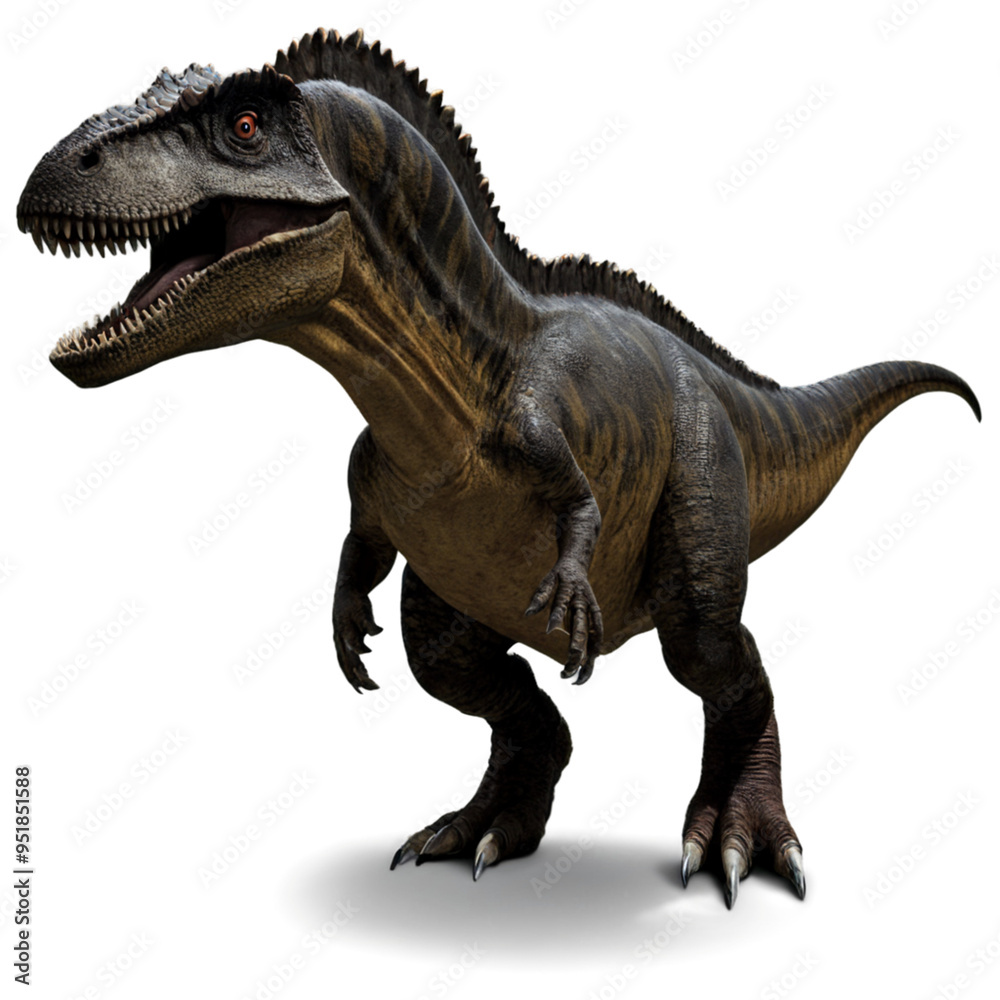 Naklejka premium dinosaur on a transparent background 