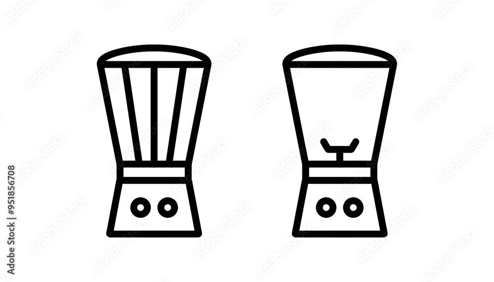 Blender icon set with simple and modern design Blender icon set with simple and modern design