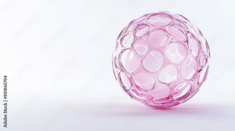 Human egg cell, vibrant and spherical, isolated on white canvas, 3D illustration Human egg cell, vibrant and spherical, isolated on white canvas, 3D illustration