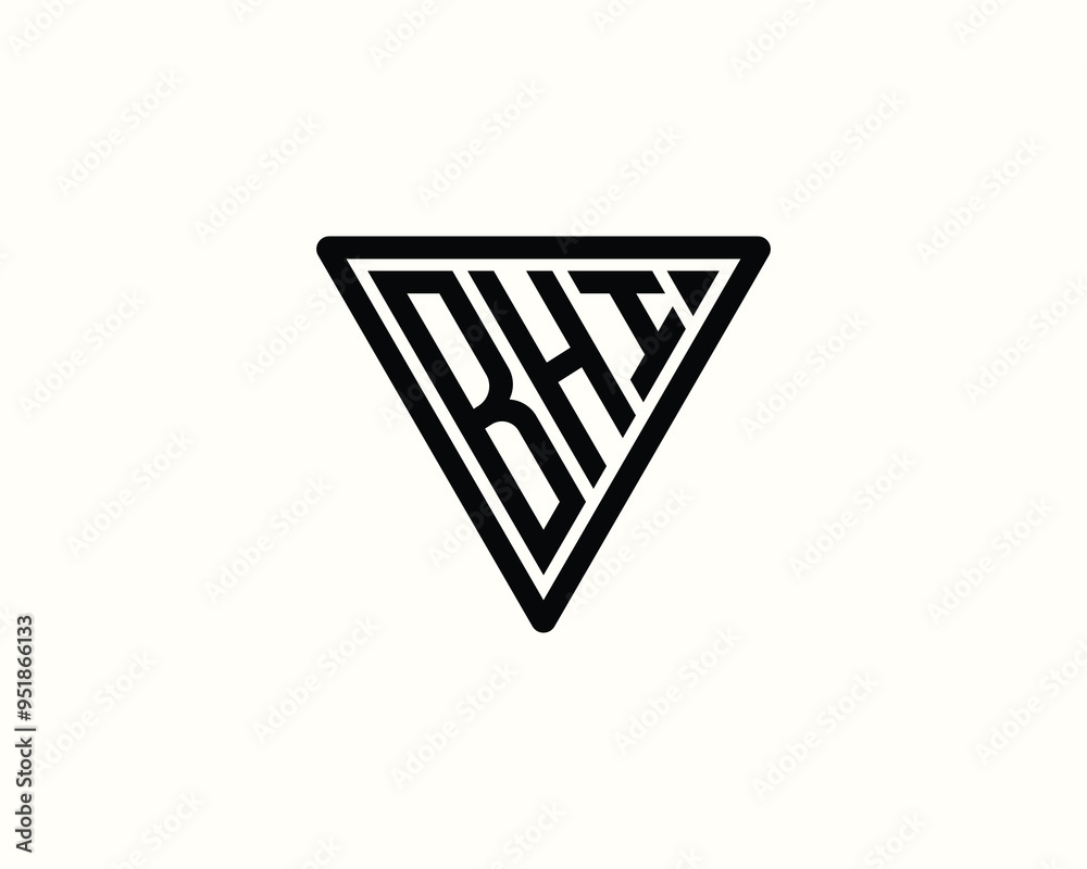 BHI logo design vector template. BHI BHI logo design vector template. BHI