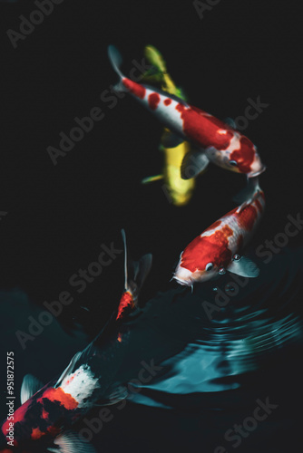 added. The word Koi in Japanese is carp, another homophone means love, affection.
Because Japanese Koi fish are excellent, expensive and famous, the Japanese have set their own standards  photo