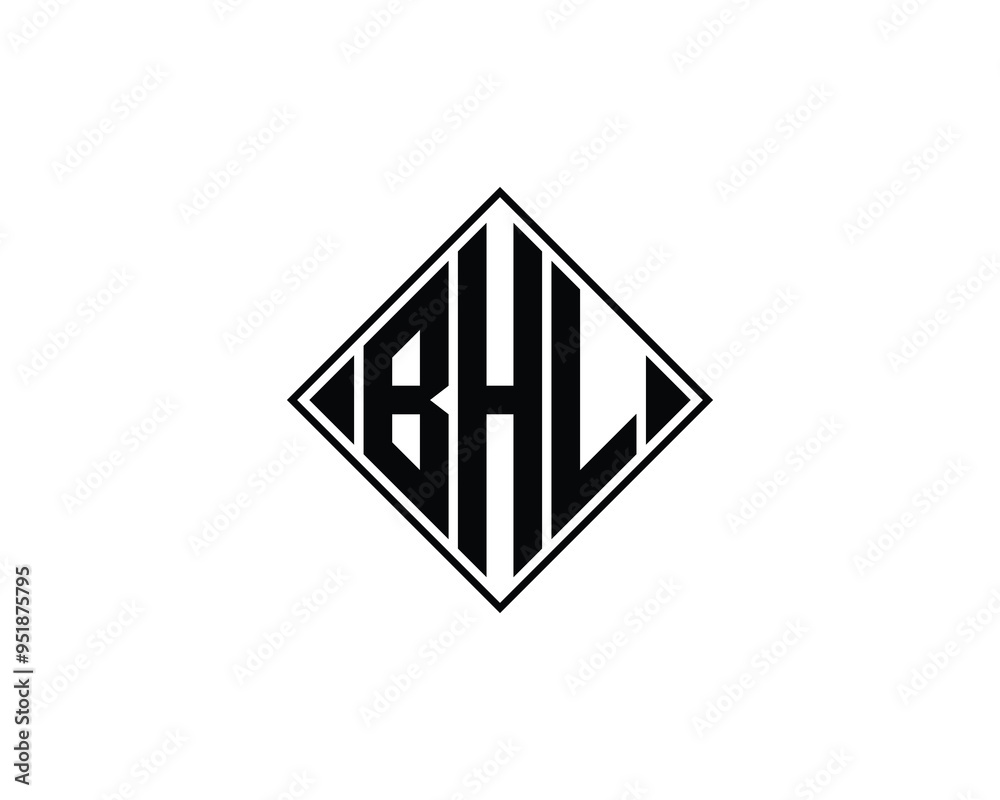 BHL Logo design vector template. BHL BHL Logo design vector template. BHL