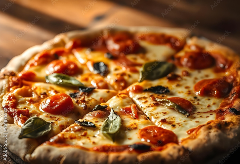 pizza with salami and tomatoes pizza with salami and tomatoes