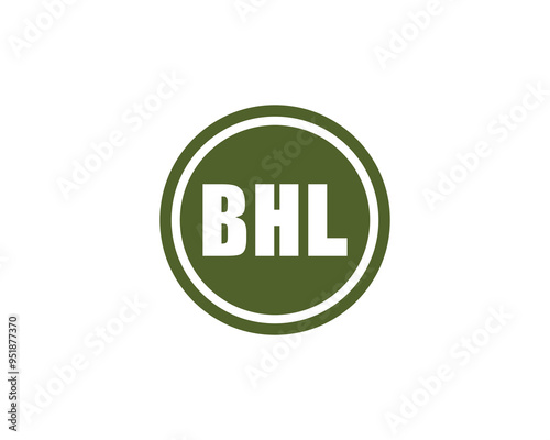 BHL Logo design vector template. BHL