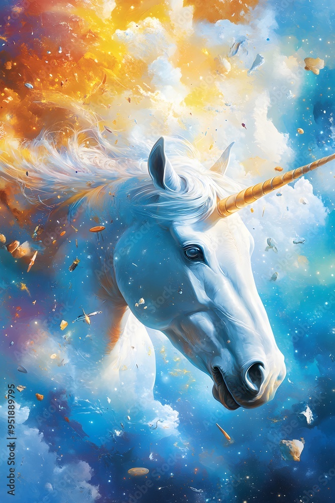 Unicorn In The Clouds. Unicorn In The Clouds.