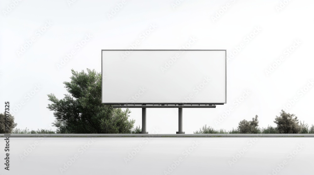 Obraz premium Blank Billboard Mockup.