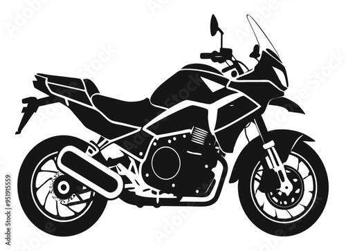 Motorcycle illustration vector