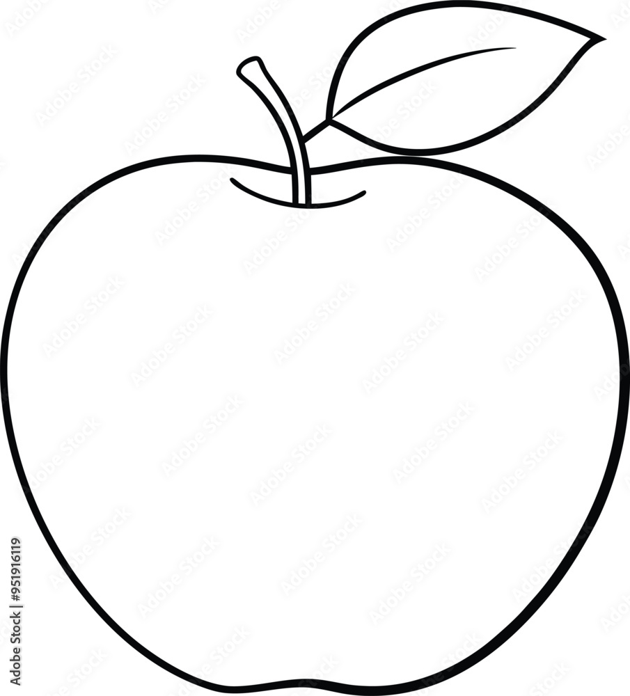Elegant single-line apple sketch with a leaf capturing the essence of simplicity and freshness
Elegant single-line apple sketch with a leaf capturing the essence of simplicity and freshness