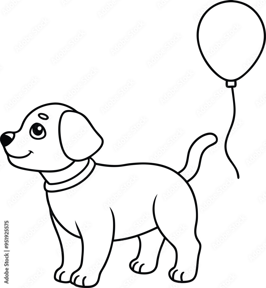 Happy dog line art with a friendly face perfect for colorful creativity
Happy dog line art with a friendly face perfect for colorful creativity