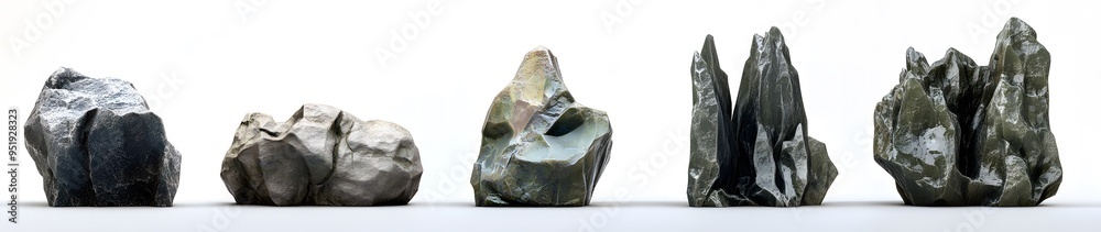 Dark Fantasy Mountain Rocks in Digital Art Style Dark Fantasy Mountain Rocks in Digital Art Style