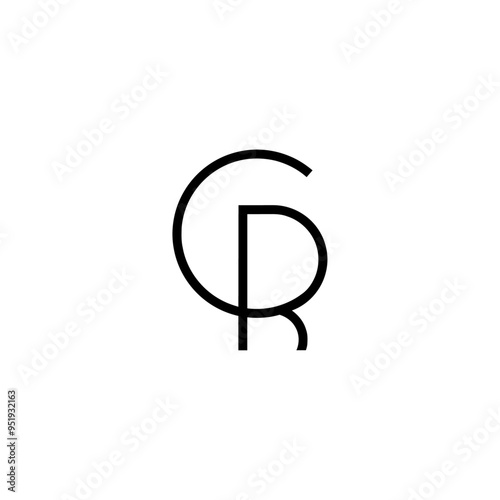 cr logo design 