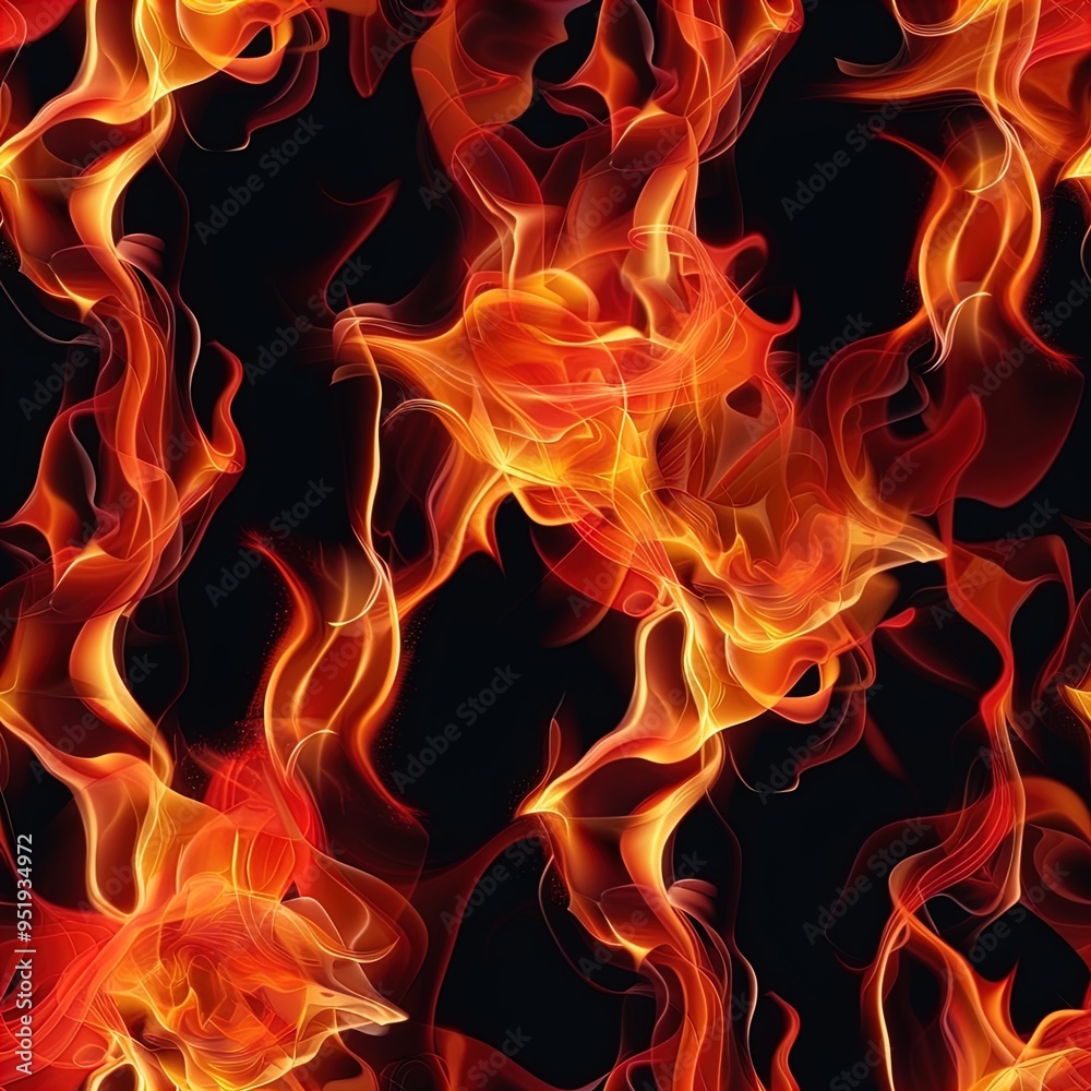 You see an abstract, dynamic scene dominated by swirling flames of red, orange, and yellow. The fire appears vibrant and energetic, with intricate patterns of wisps and flickers against a dark, black You see an abstract, dynamic scene dominated by swirling flames of red, orange, and yellow. The fire appears vibrant and energetic, with intricate patterns of wisps and flickers against a dark, black