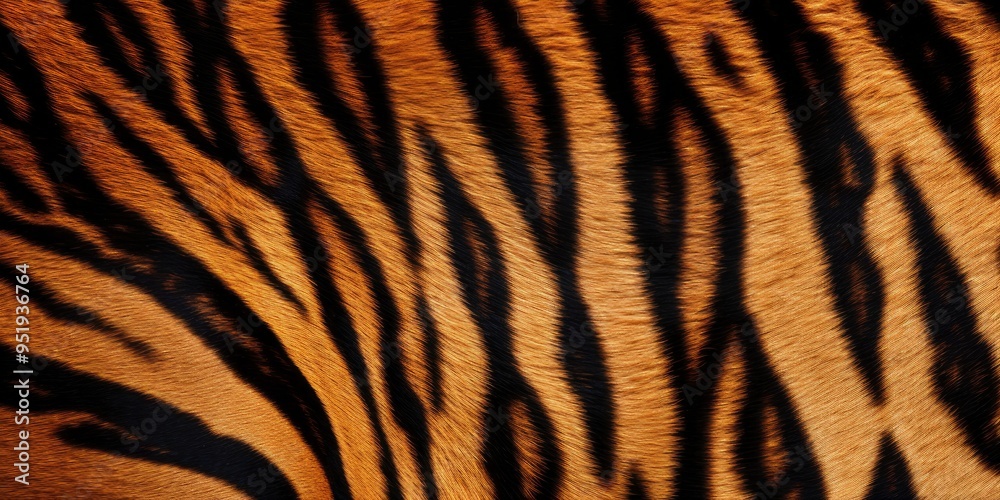 Tiger skin close-up texture flat lay background Tiger skin close-up texture flat lay background