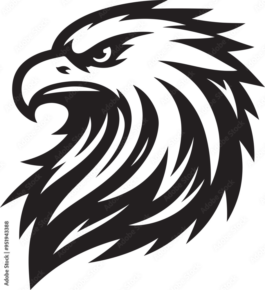 Obraz premium Eagle bird illustration vector