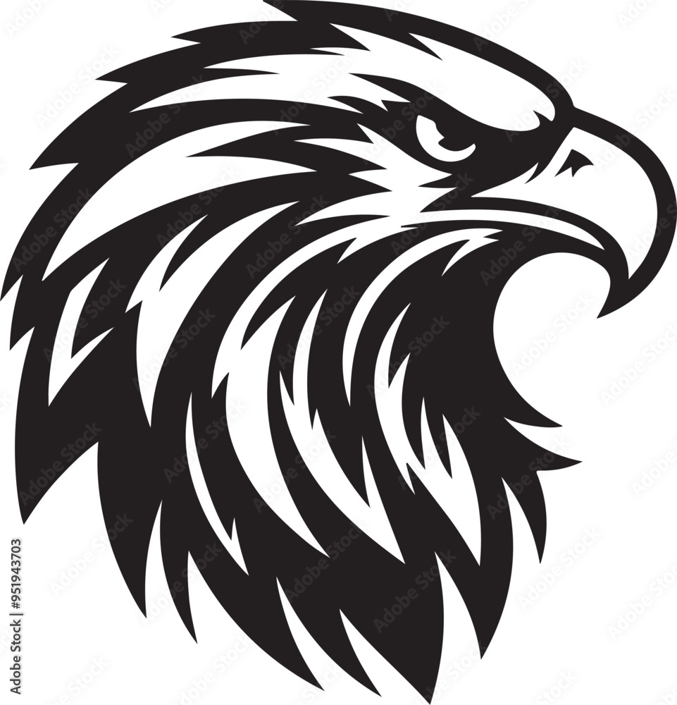 Obraz premium Eagle bird illustration vector