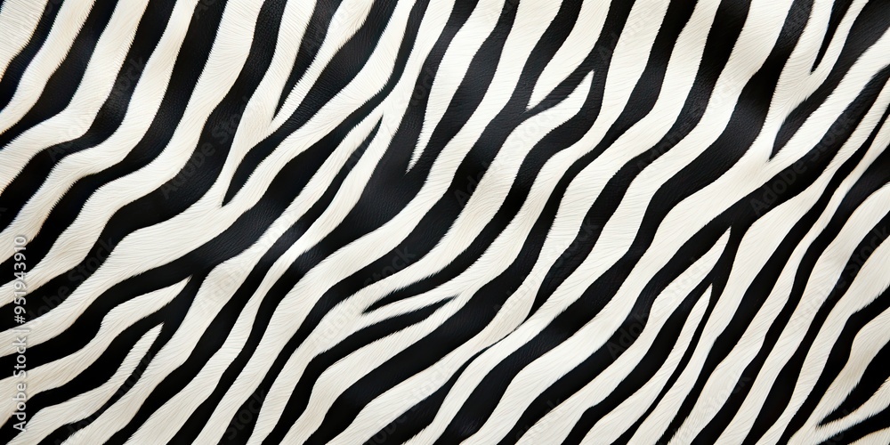 Zebra skin close-up texture flat lay background Zebra skin close-up texture flat lay background