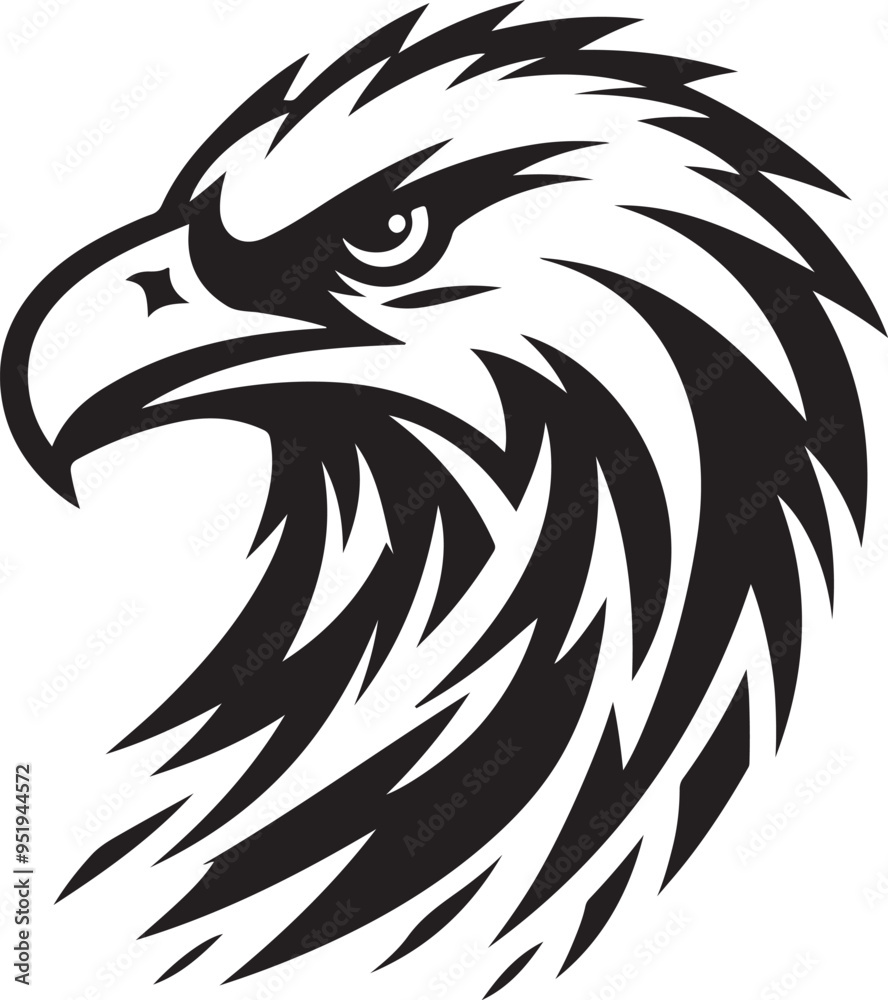 Fototapeta premium Eagle bird illustration vector