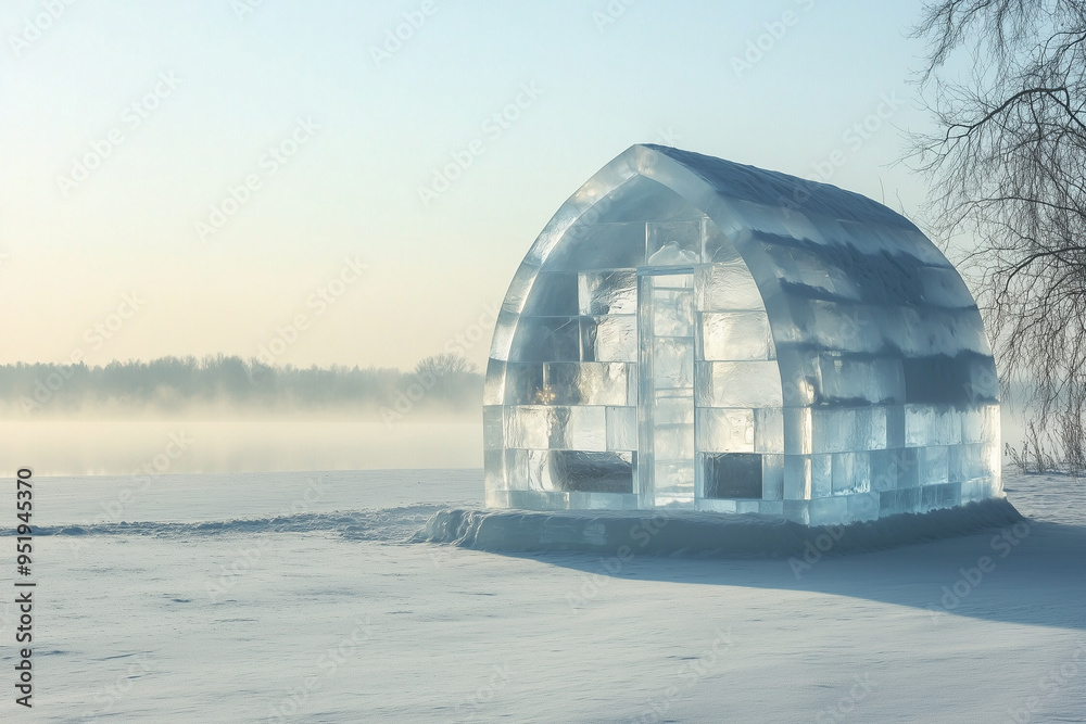Ice House Magic: Charming Crystal-Clear Furnishings Ice House Magic: Charming Crystal-Clear Furnishings