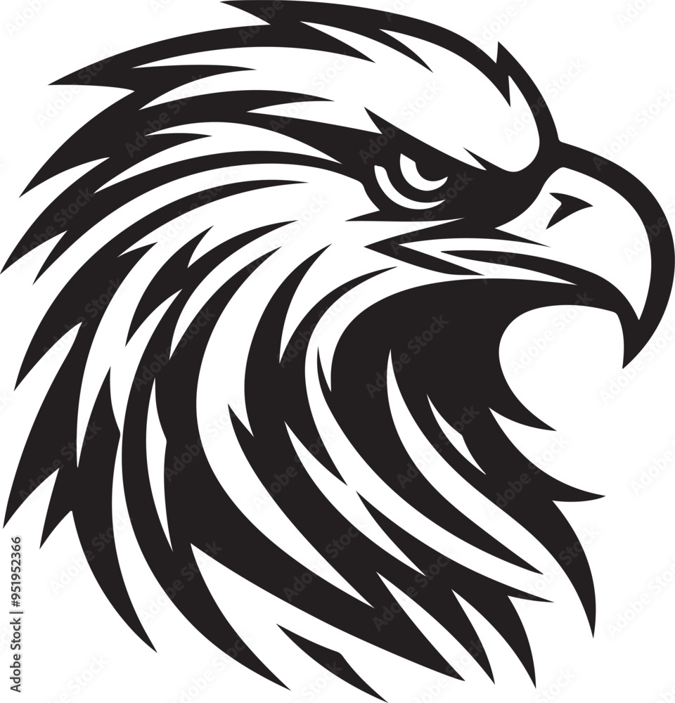 Obraz premium Eagle bird illustration vector