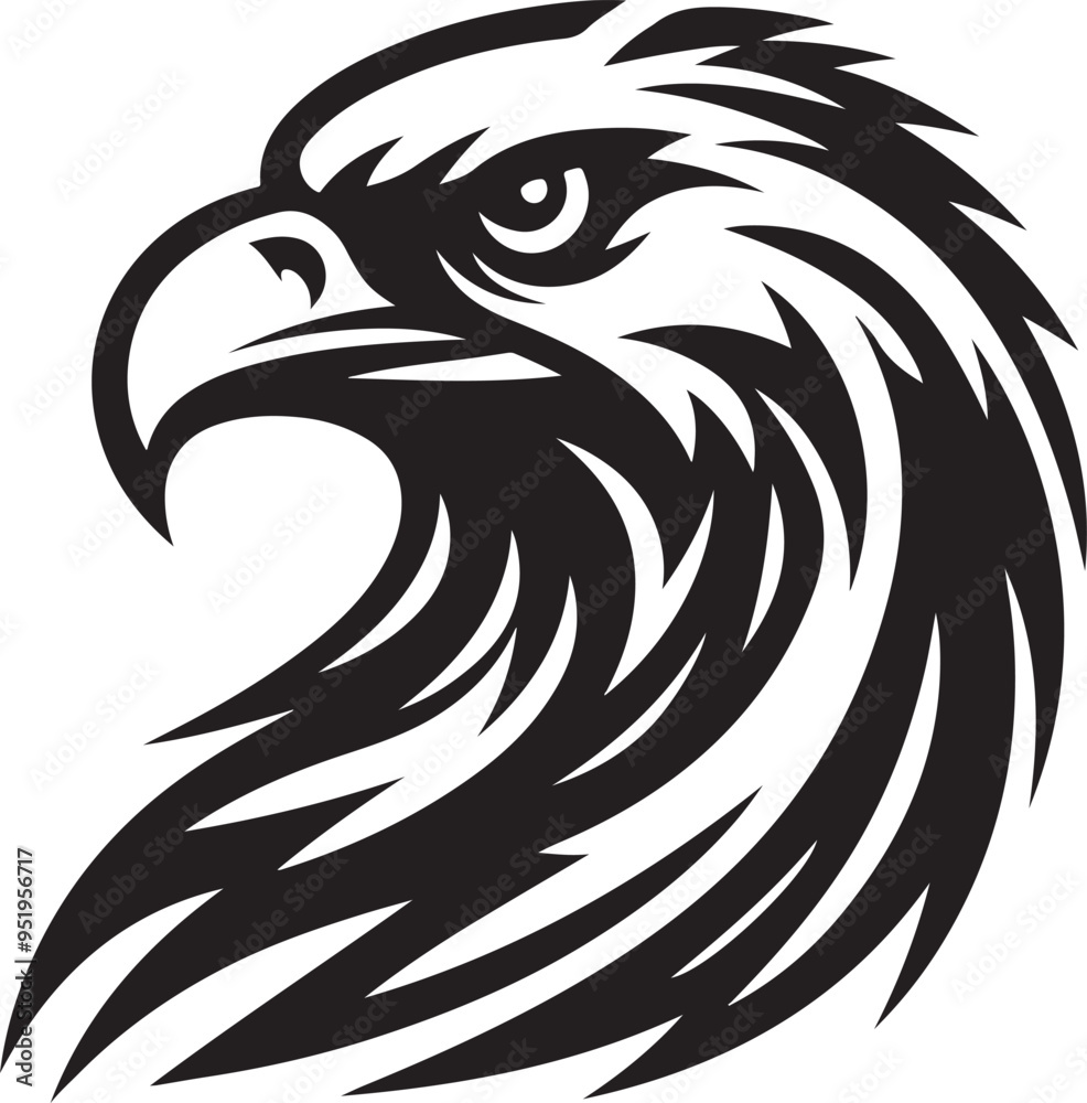 Obraz premium Eagle bird illustration vector