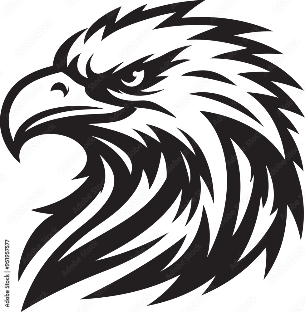 Fototapeta premium Eagle bird illustration vector