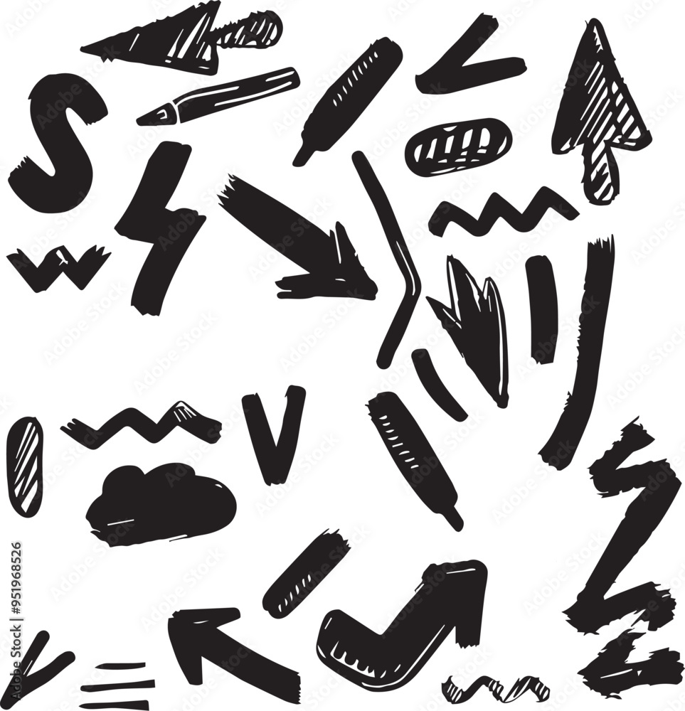 Charcoal Doodle Hand Drawn Scribbles Graphic Elements Including Arrows Shapes Highlight Icons Digital Stickers for Social Media Marketing Website Design Emphasis Swishes Swoops Symbols Charcoal Doodle Hand Drawn Scribbles Graphic Elements Including Arrows Shapes Highlight Icons Digital Stickers for Social Media Marketing Website Design Emphasis Swishes Swoops Symbols