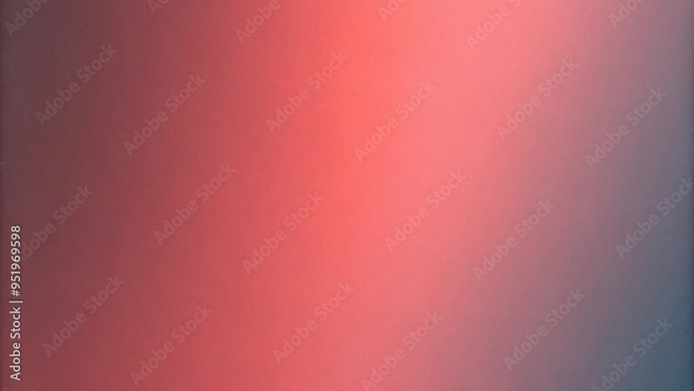 Obraz premium A soft gradient blends from dark gray on the left side of the image to a warm coral-pink on the right side.