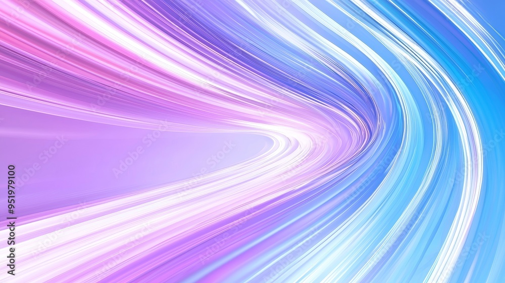 Fototapeta premium A futuristic design that uses bold colors and sharp lines to create a sense of motion