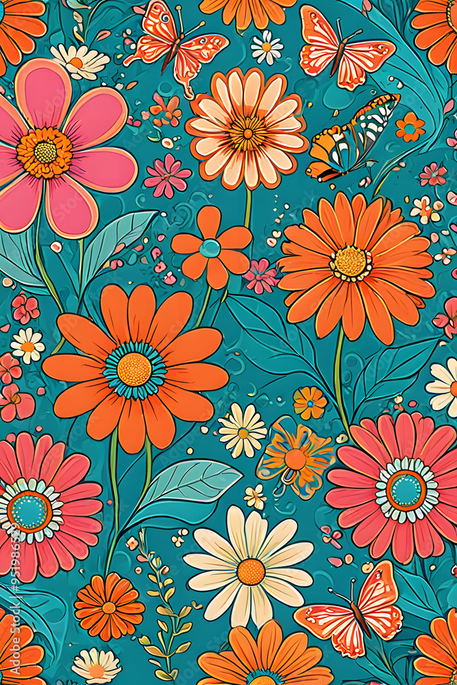 seamless floral pattern seamless floral pattern