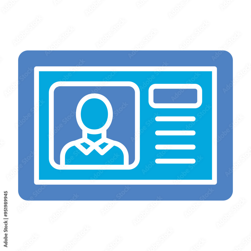 Id card Icon Id card Icon