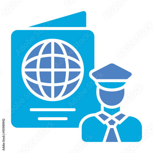 Passport control Icon