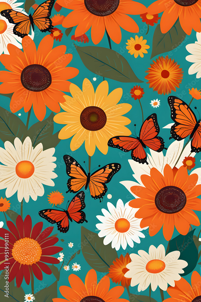 seamless floral pattern seamless floral pattern