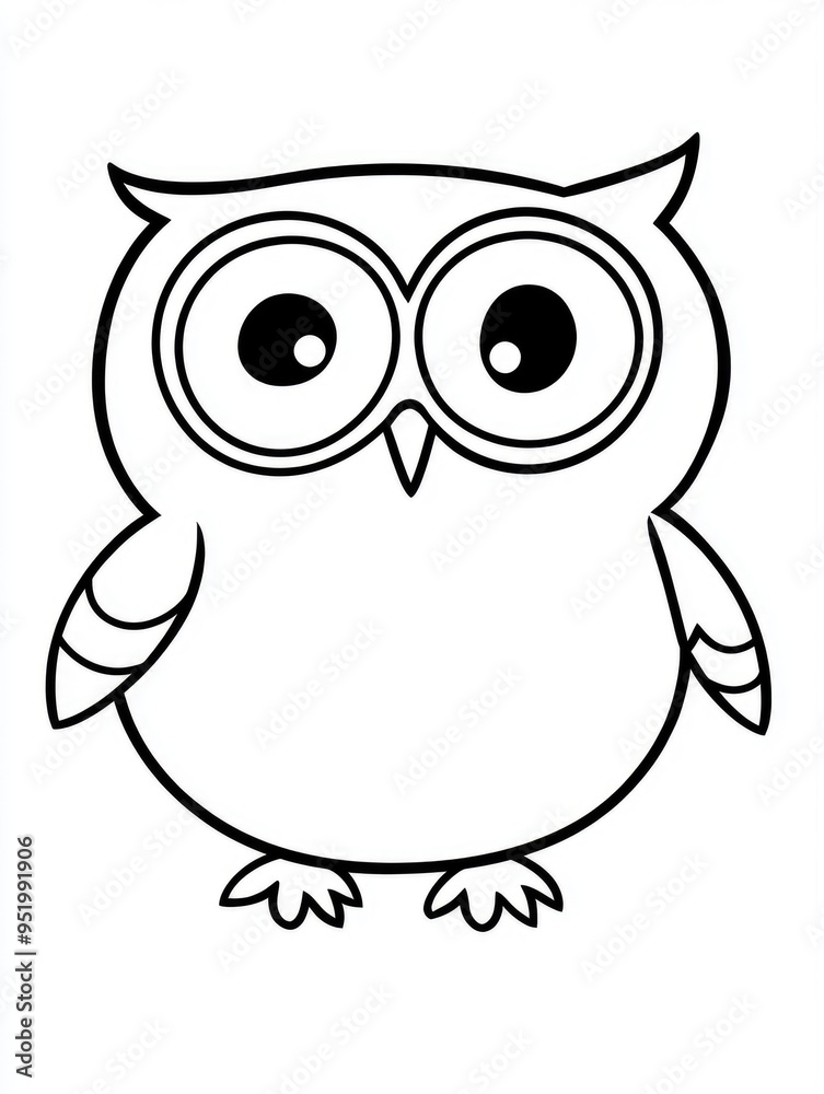 Fototapeta premium https://s.mj.run/Q8v6Tjo6WHA very simple owl colouring page for a child of 2 years old --chaos 50 --ar 3:4 --sref https://s.mj.run/OAI9jR4iPng --v 6.1 Job ID: 37ea27d0-8d28-480e-8c87-8f3b3d584a97