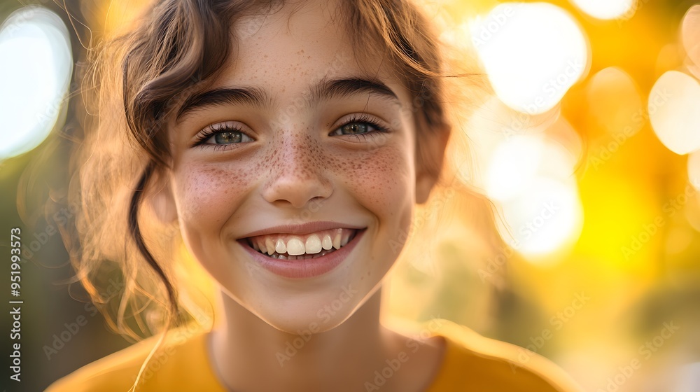 87. A teenager expressing joy with a bright, cheerful smile and happy eyes 87. A teenager expressing joy with a bright, cheerful smile and happy eyes