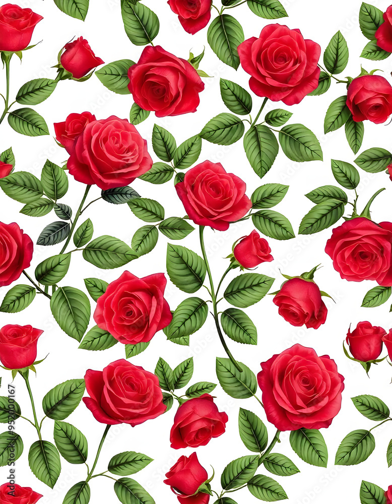 seamless pattern with roses seamless pattern with roses